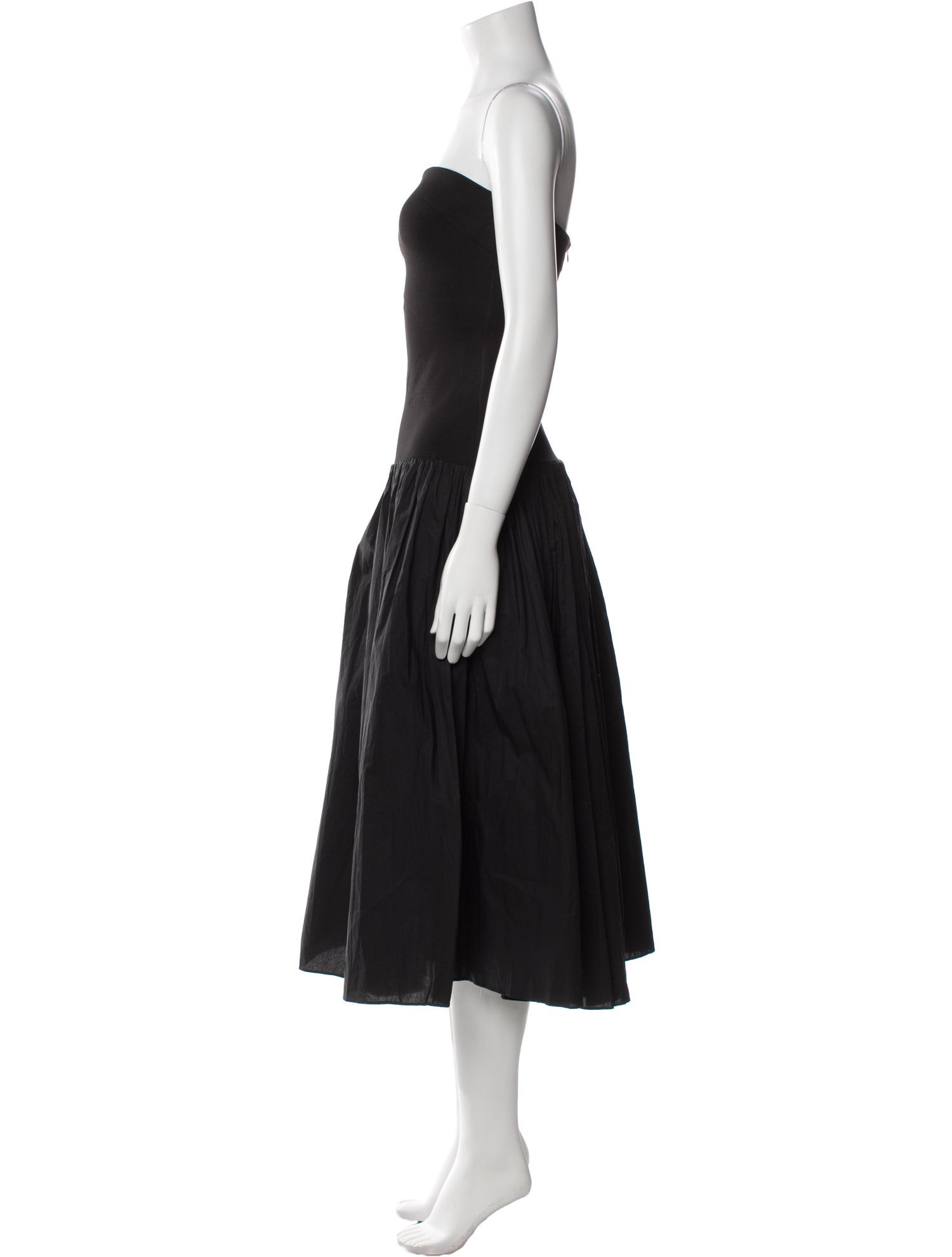 Nicholas Strapless Midi Length Dress