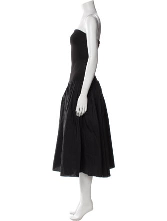 Nicholas Strapless Midi Length Dress
