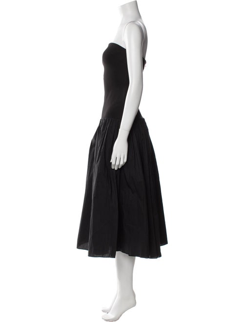 Nicholas Strapless Midi Length Dress