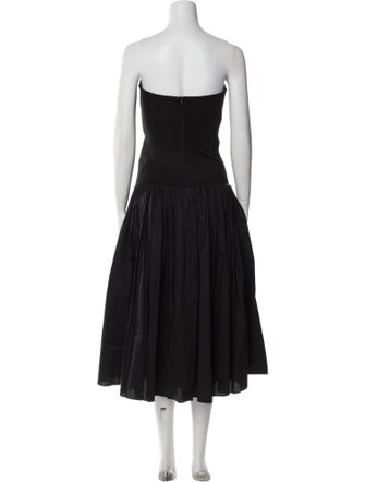 Nicholas Strapless Midi Length Dress