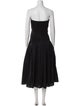 Nicholas Strapless Midi Length Dress