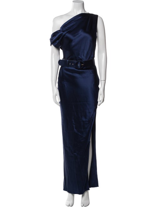 Nicholas One-Shoulder Long Dress