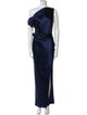 Nicholas One-Shoulder Long Dress