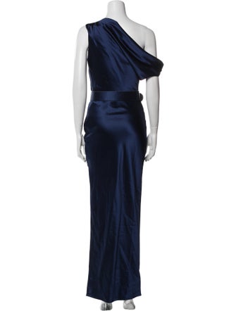 Nicholas One-Shoulder Long Dress