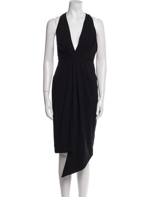 Nicholas Plunge Neckline Knee-Length Dress