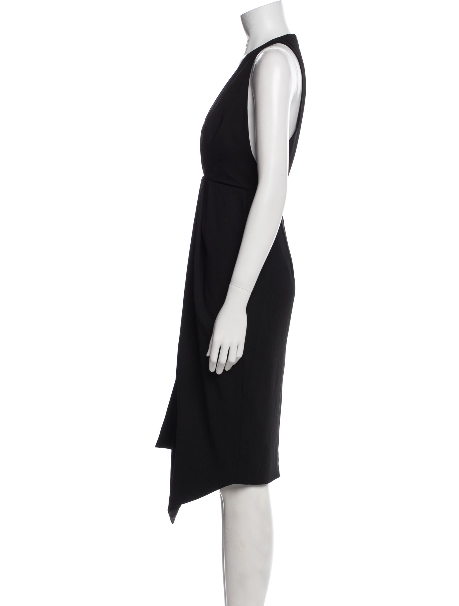 Nicholas Plunge Neckline Knee-Length Dress