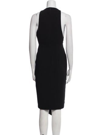 Nicholas Plunge Neckline Knee-Length Dress