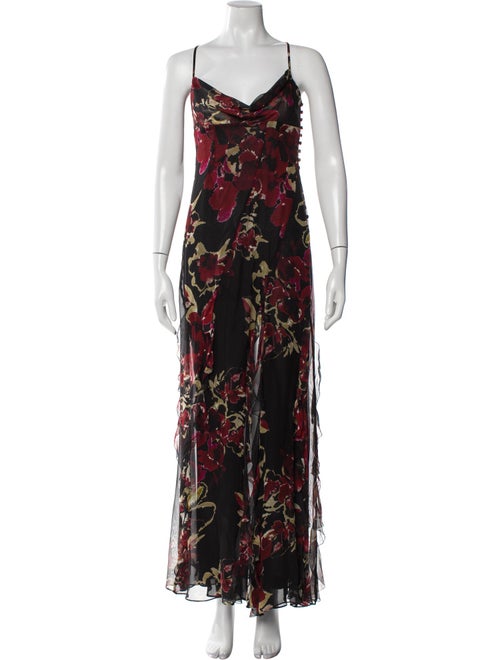 Nicholas Floral Print Long Dress