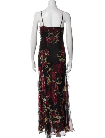 Nicholas Floral Print Long Dress