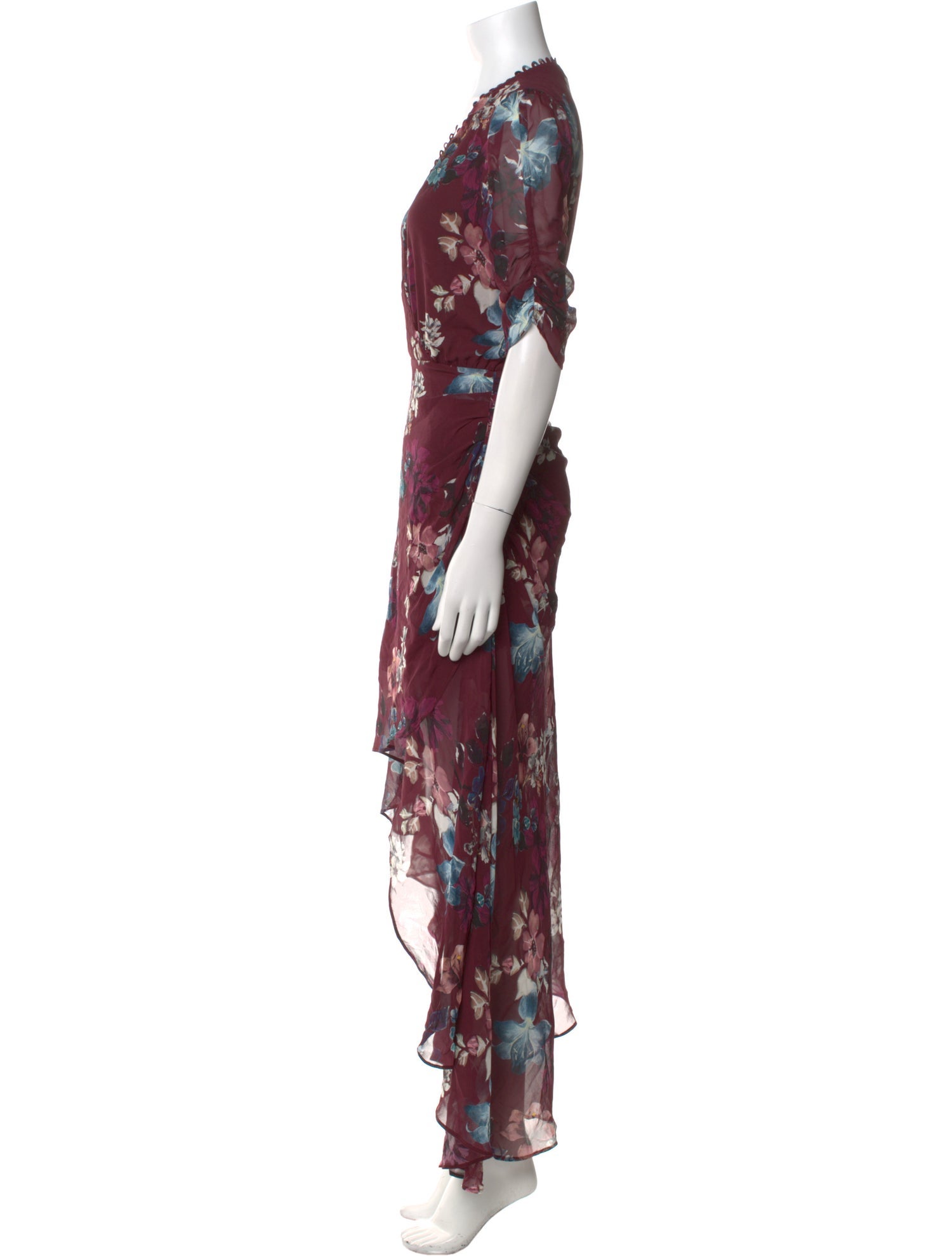Nicholas Floral Print Long Dress