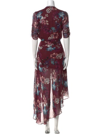 Nicholas Floral Print Long Dress