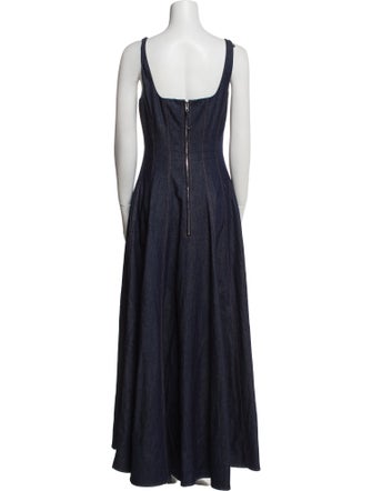 Nicholas Square Neckline Long Dress