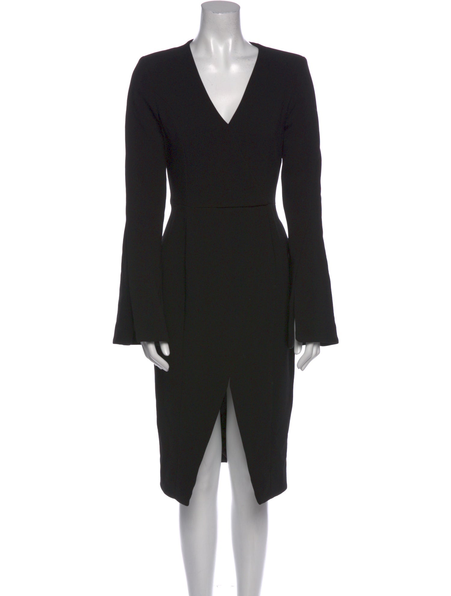 Nicholas V-Neck Midi Length Dress