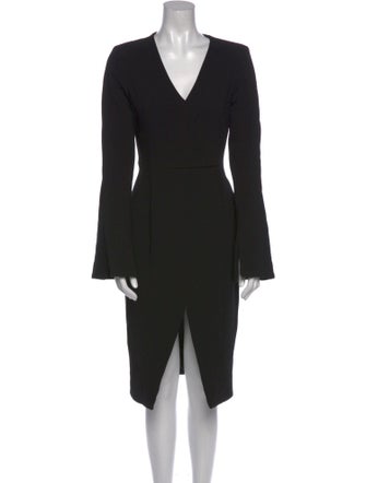 Nicholas V-Neck Midi Length Dress