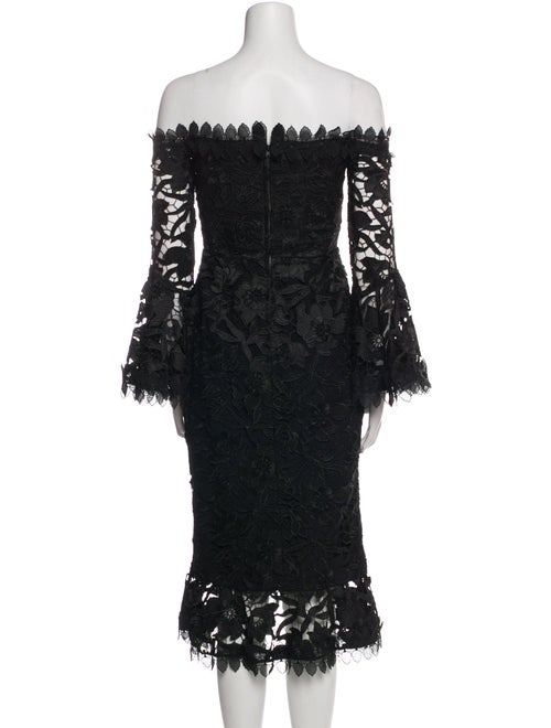 Nicholas Strapless Midi Length Dress