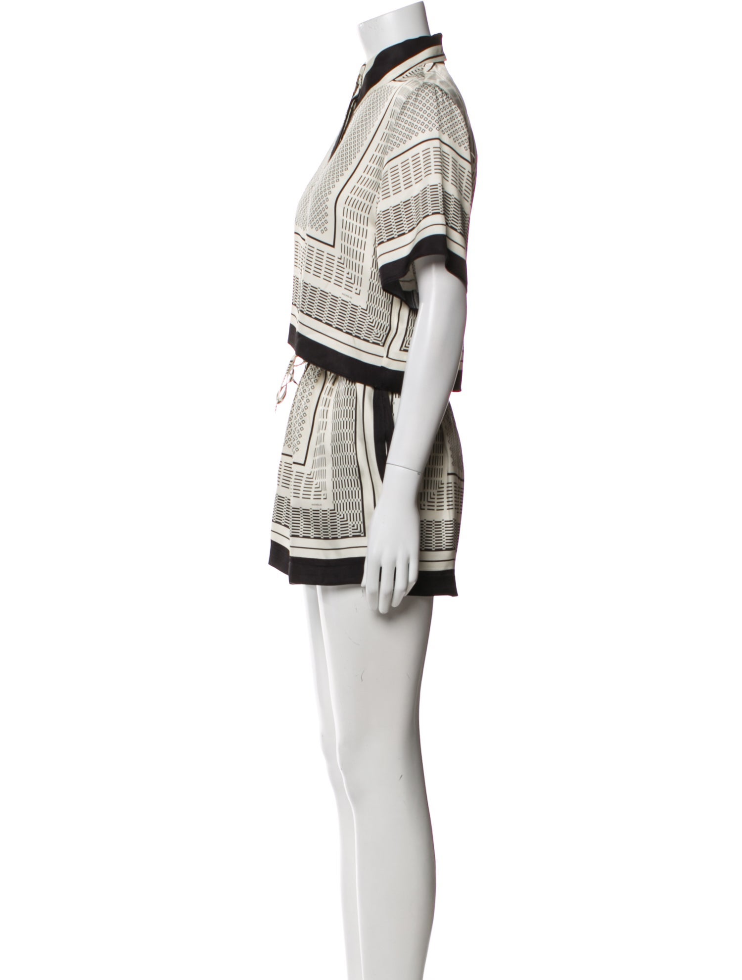 Nicholas Striped Short Set