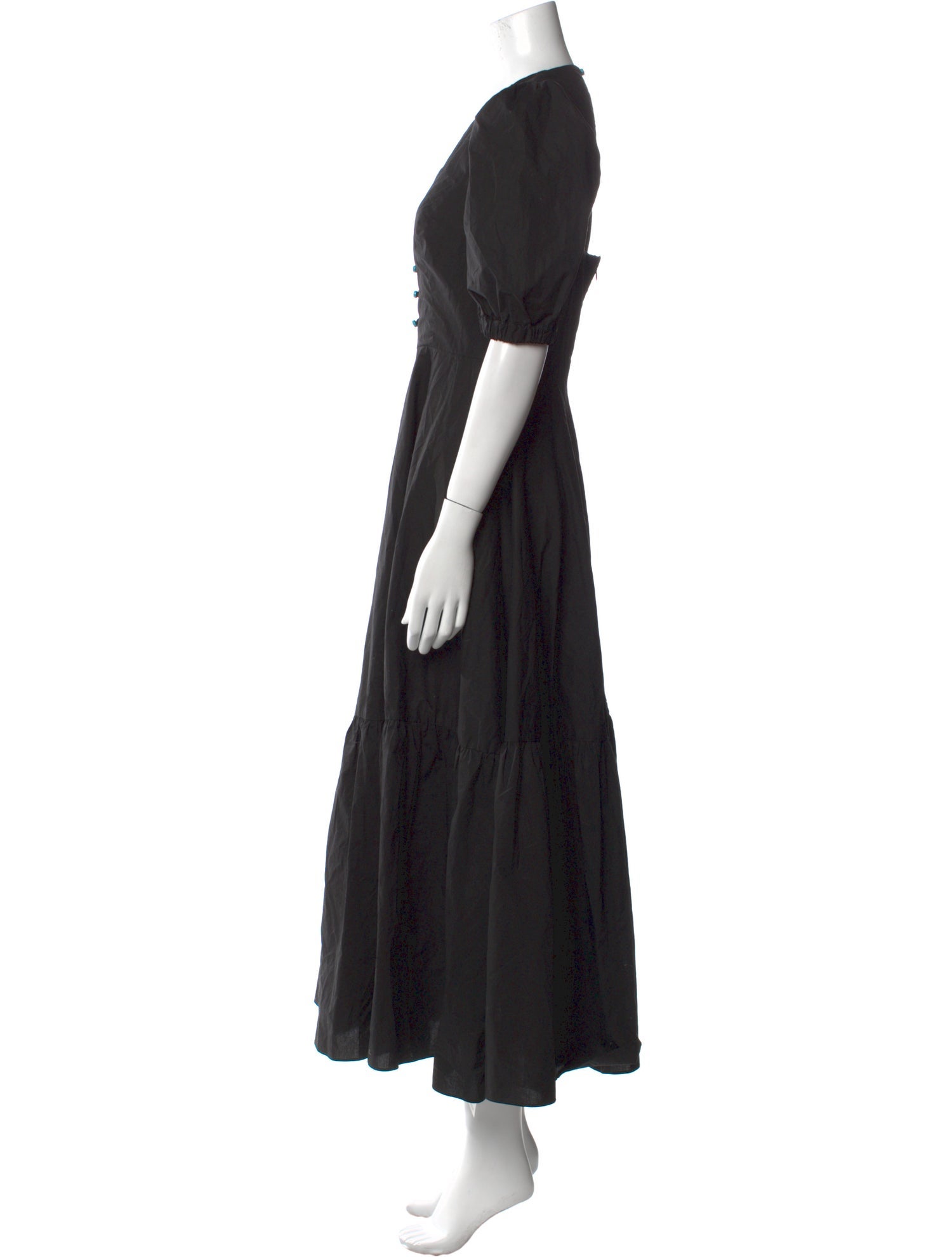 Nicholas V-Neck Long Dress