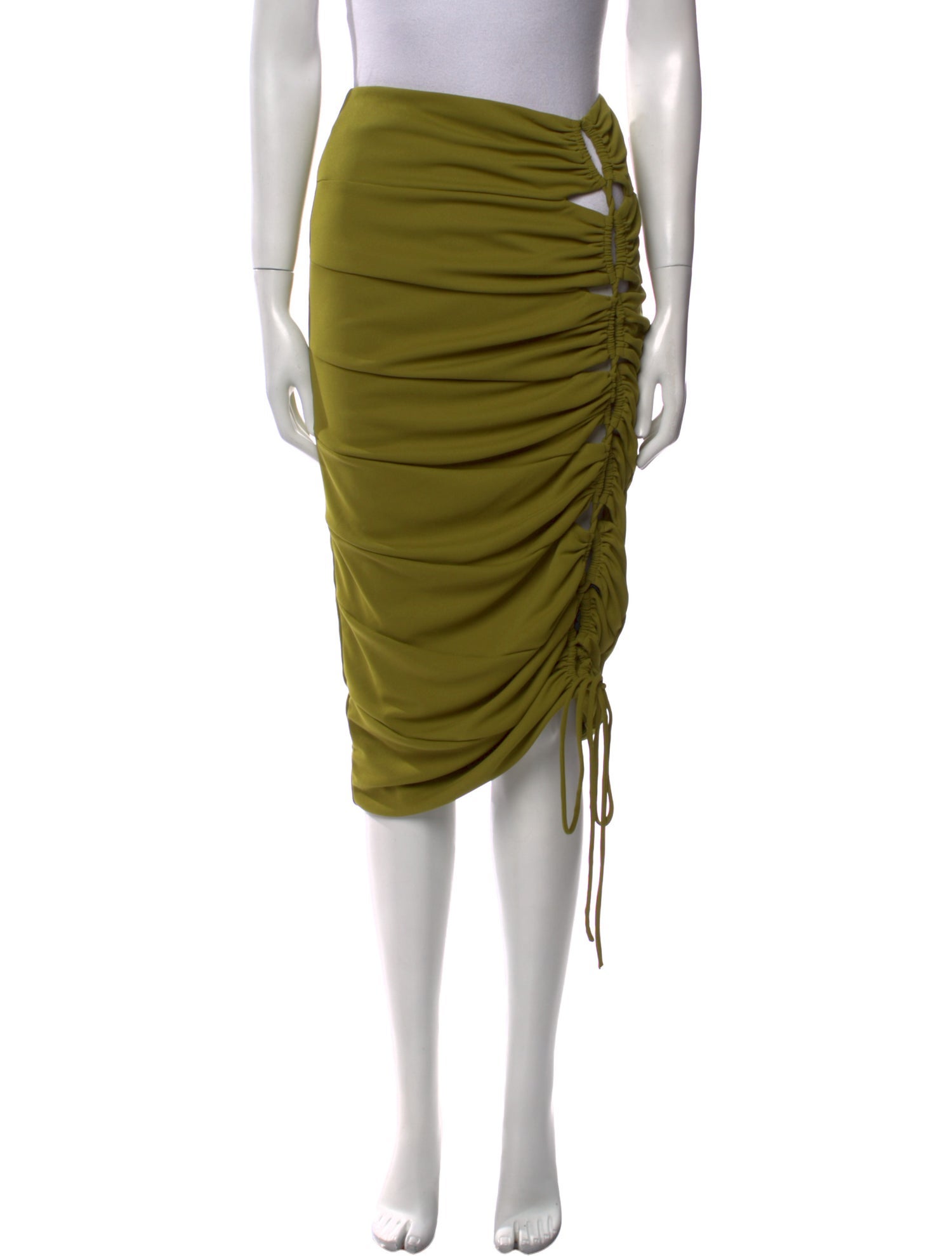 Nicholas Ruffle Embellishment Knee-Length Skirt