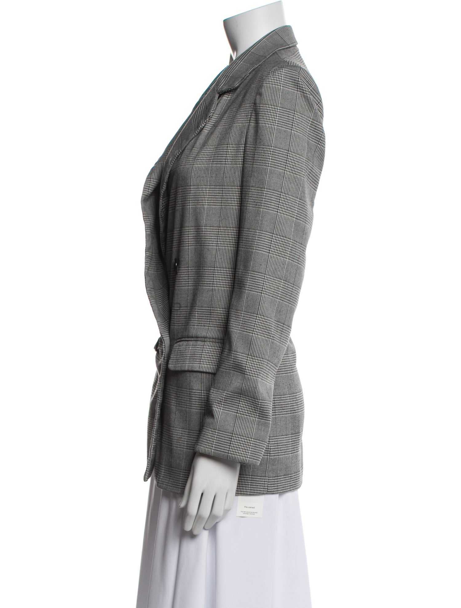 Nicholas Plaid Print Blazer