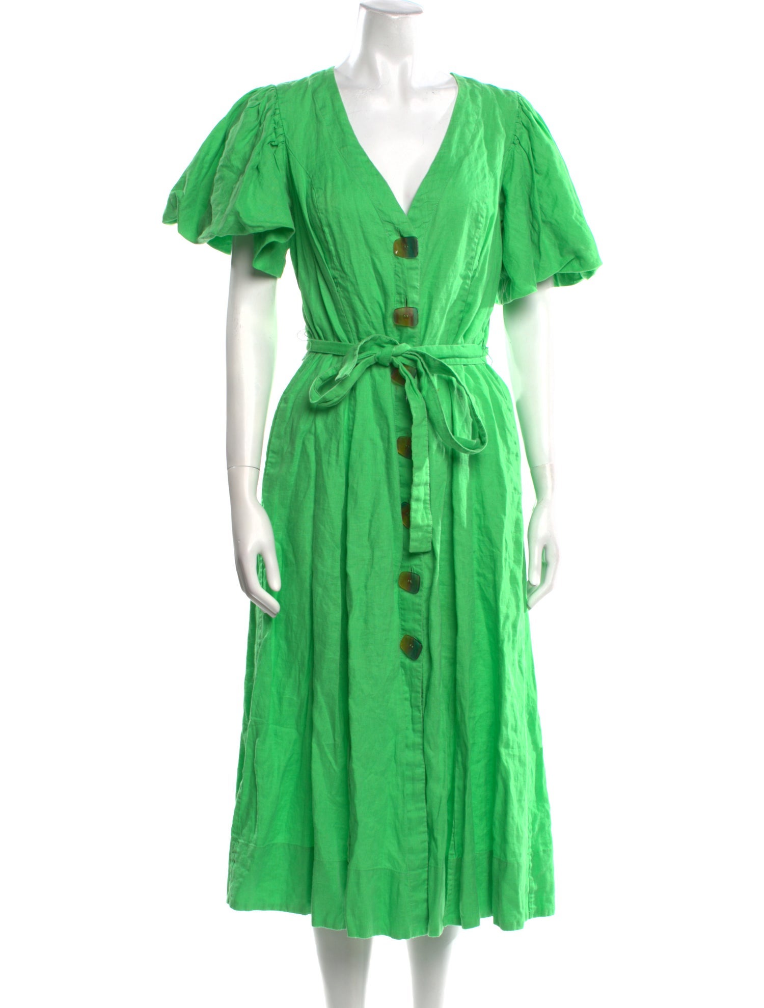 Nicholas Linen Long Dress