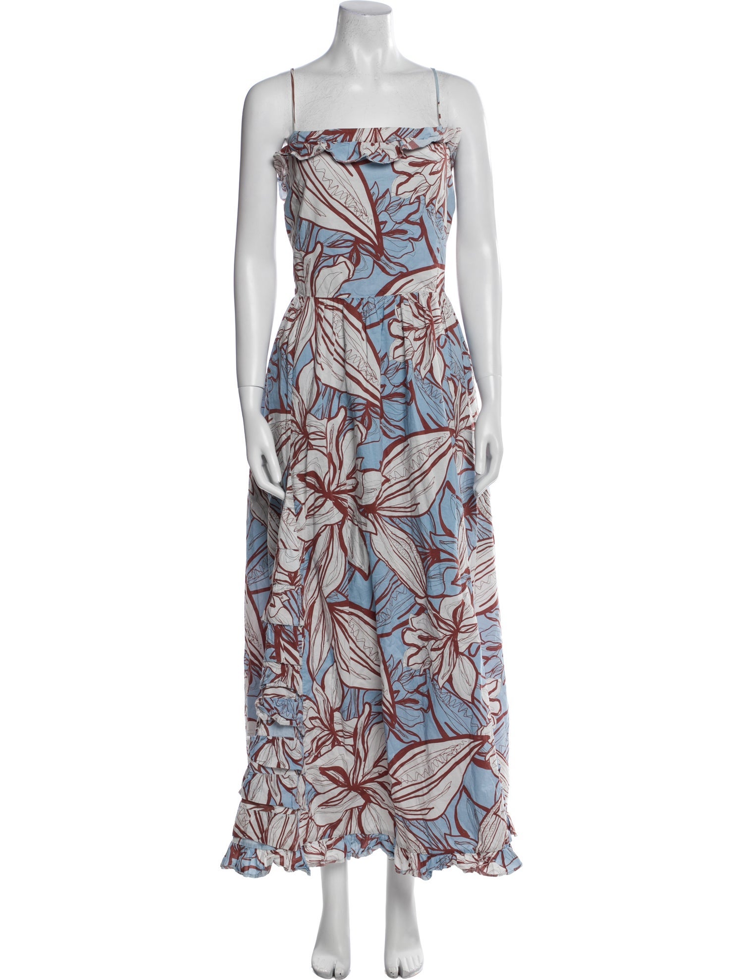 Nicholas Floral Print Long Dress