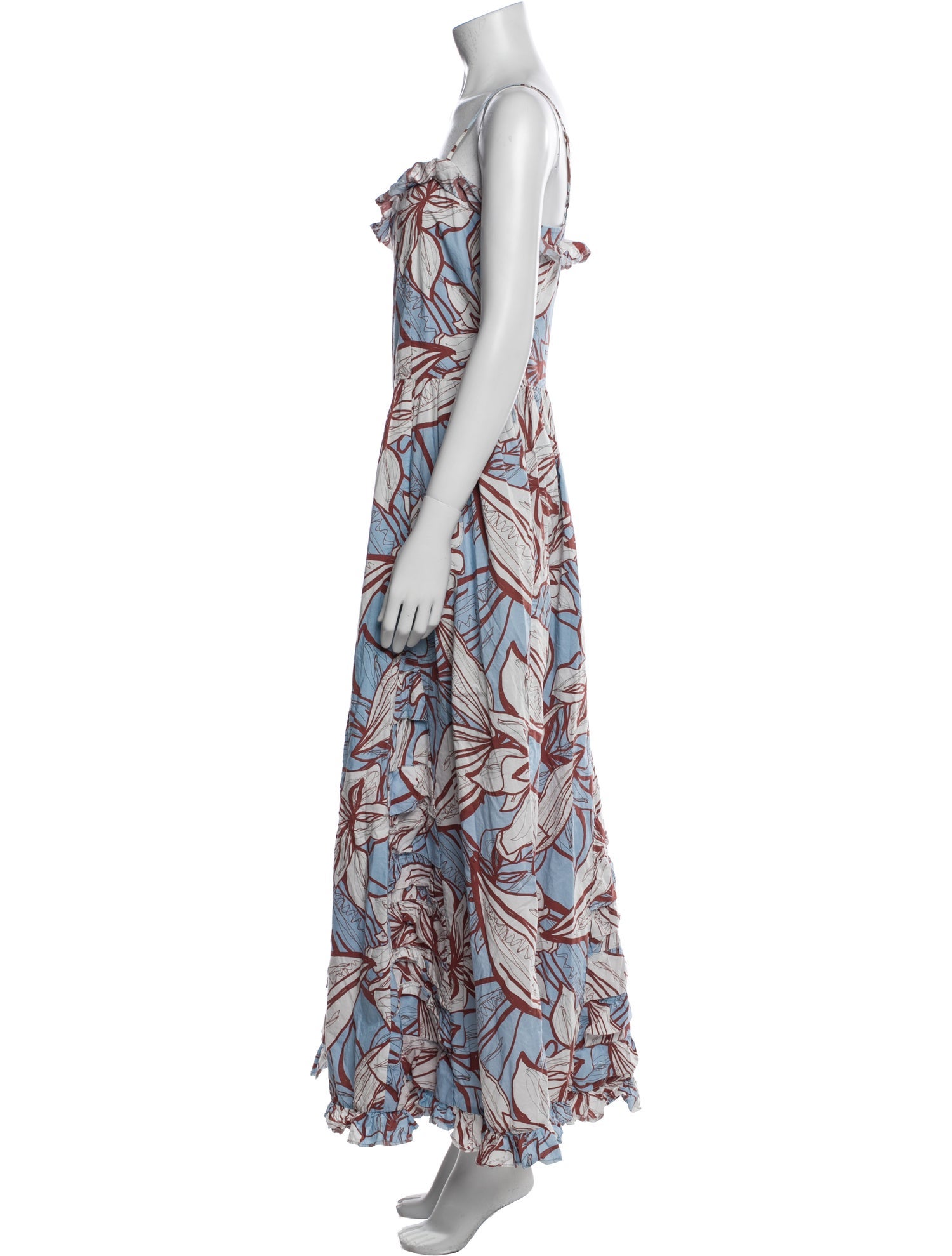 Nicholas Floral Print Long Dress