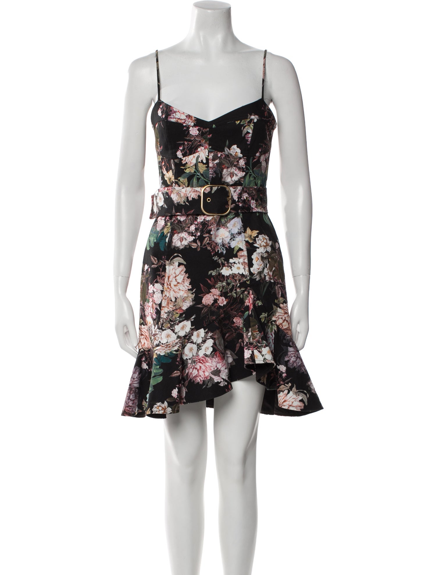 Nicholas Floral Print Mini Dress