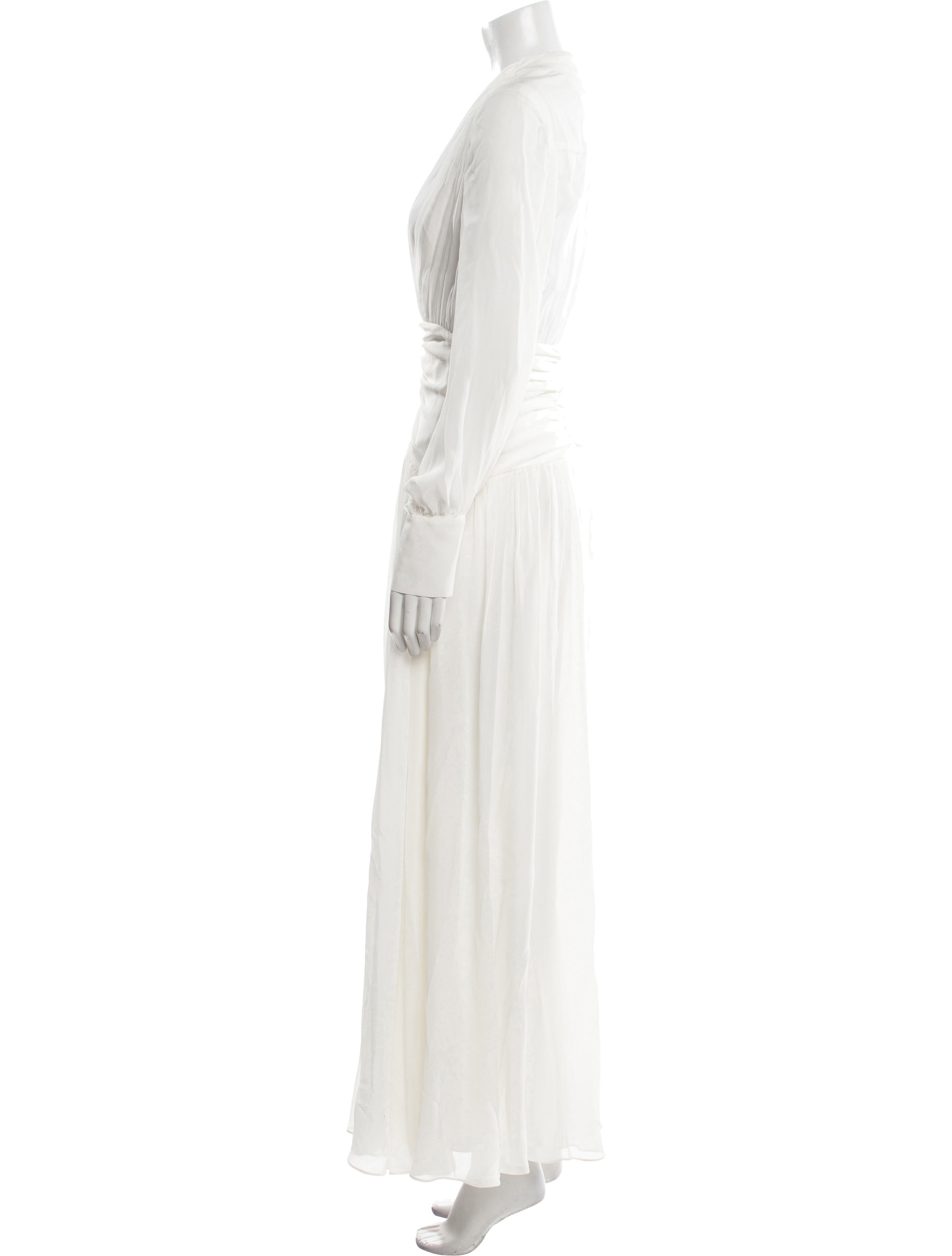 Nicholas V-Neck Long Dress