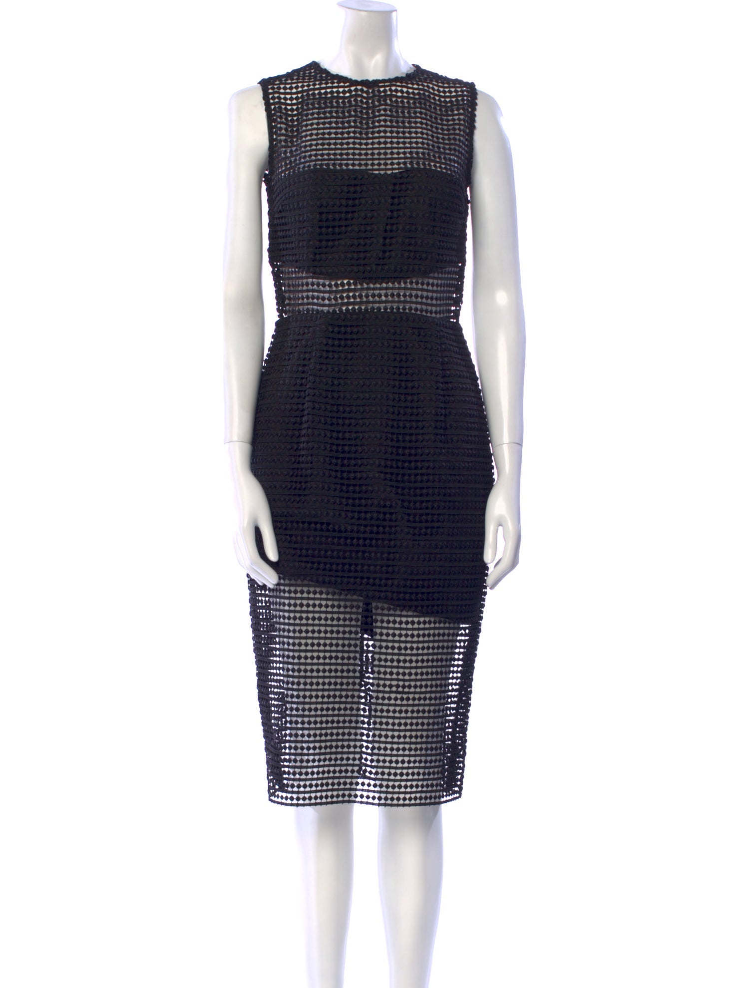 Nicholas Crew Neck Midi Length Dress