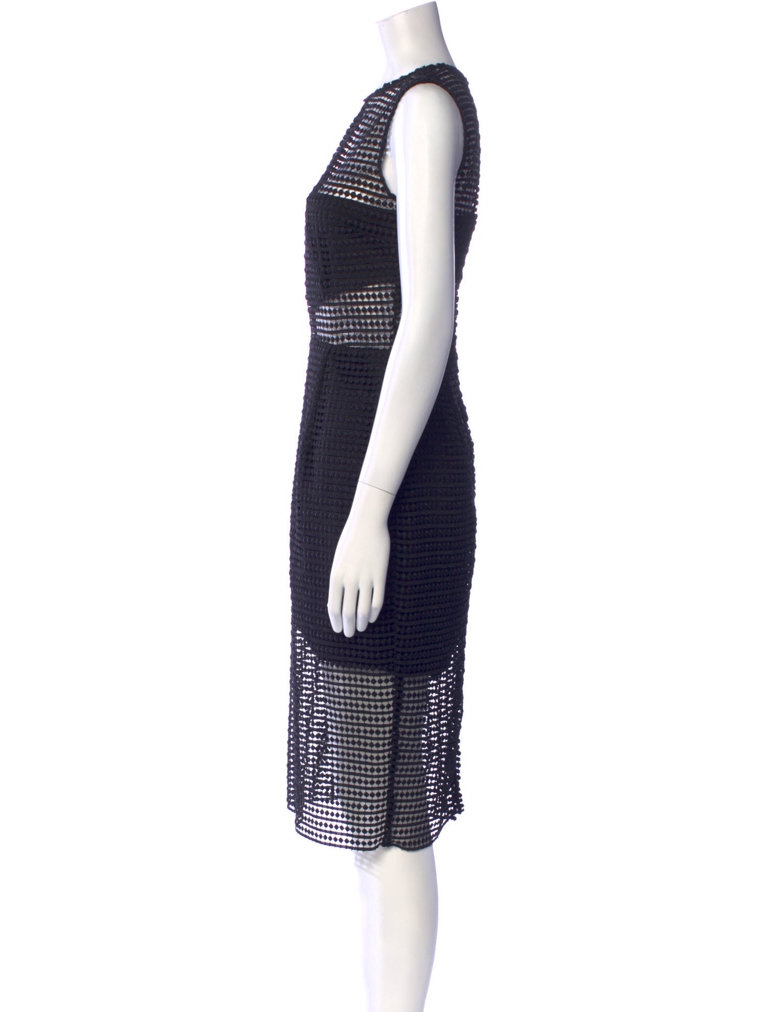 Nicholas Crew Neck Midi Length Dress