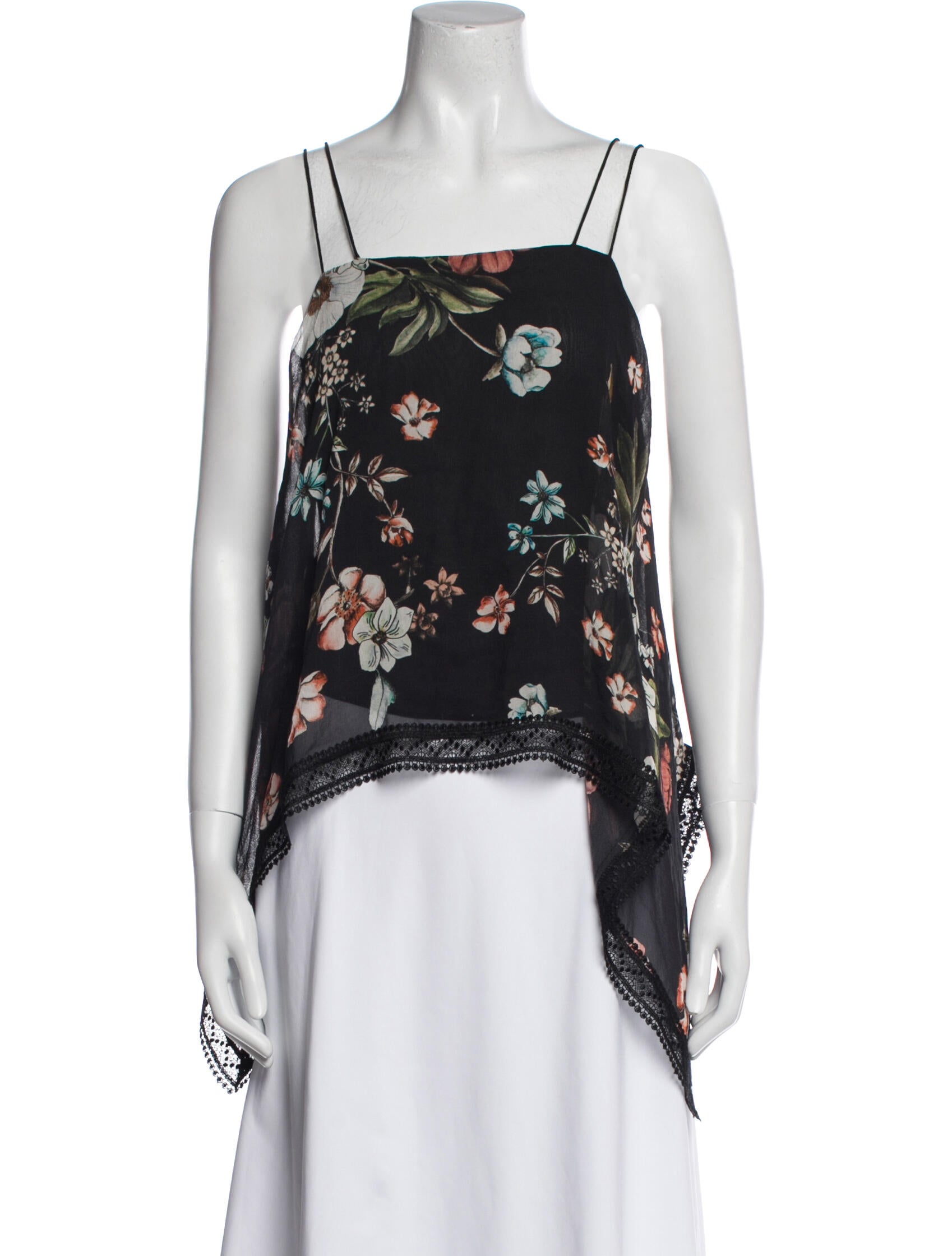 Nicholas Silk Floral Print Top