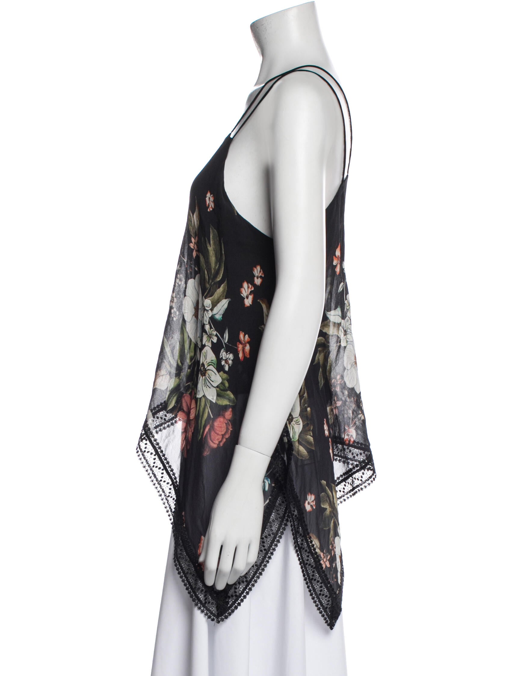 Nicholas Silk Floral Print Top