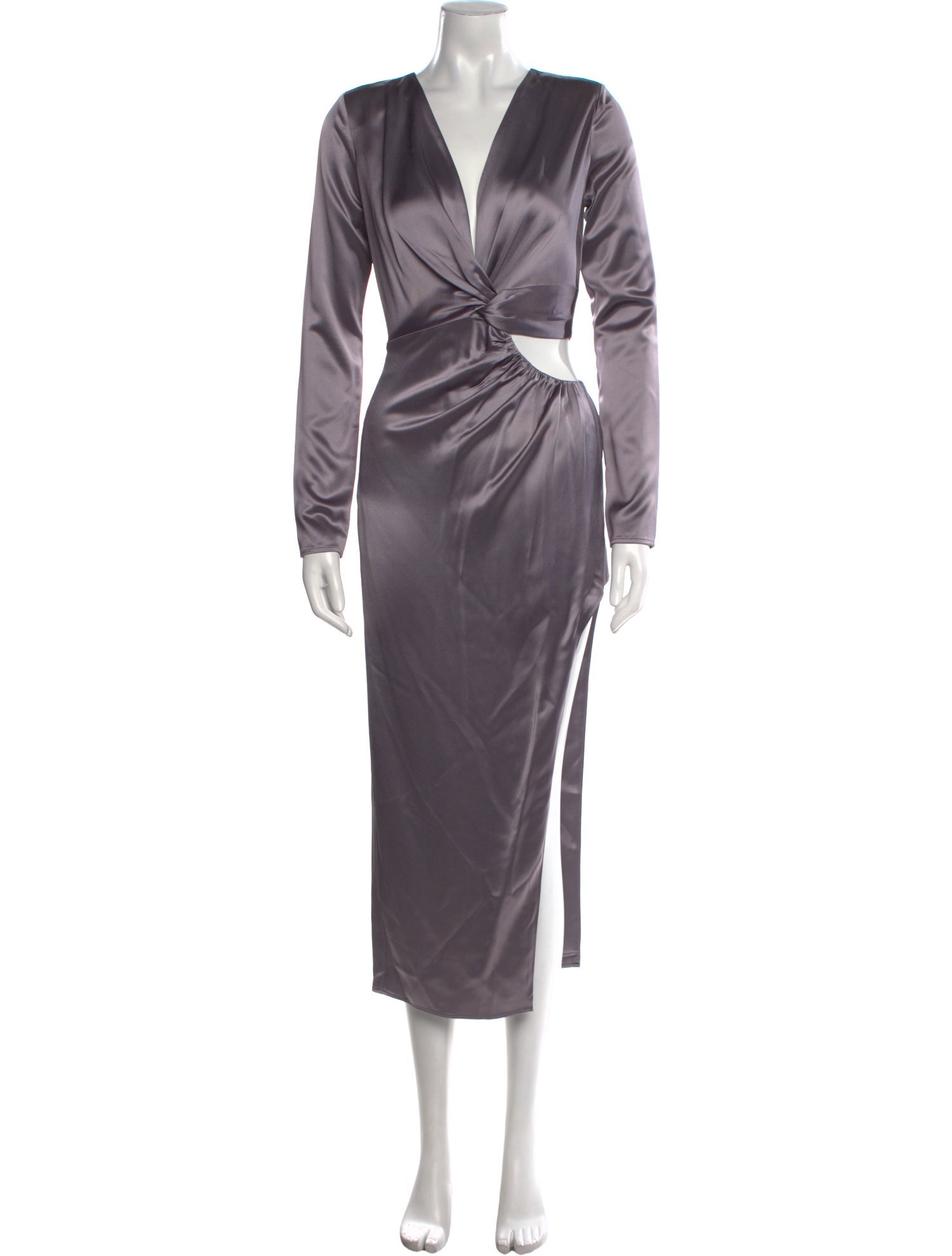 Nicholas V-Neck Long Dress