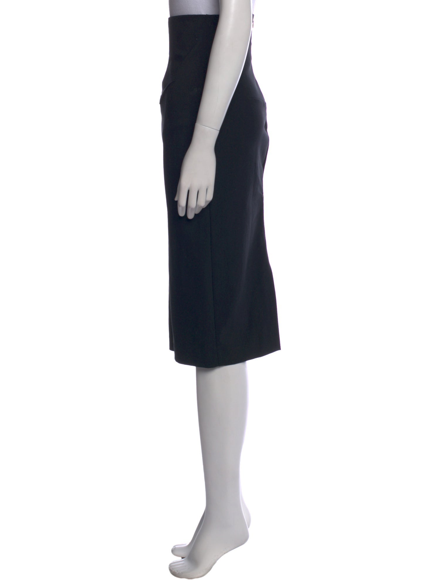 Nicholas Pleated Accents Knee-Length Skirt