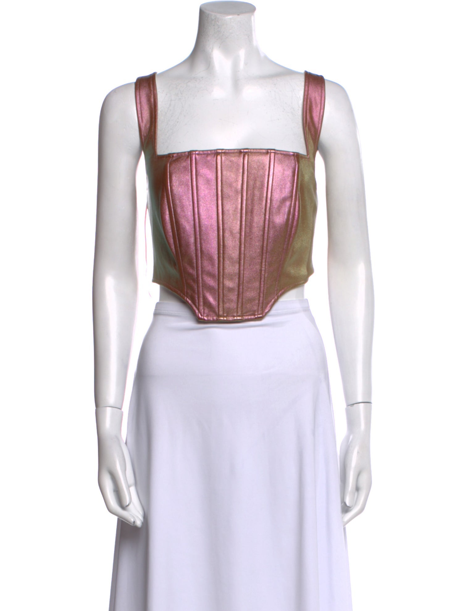 Nicholas Square Neckline Sleeveless Crop Top w/ Tags
