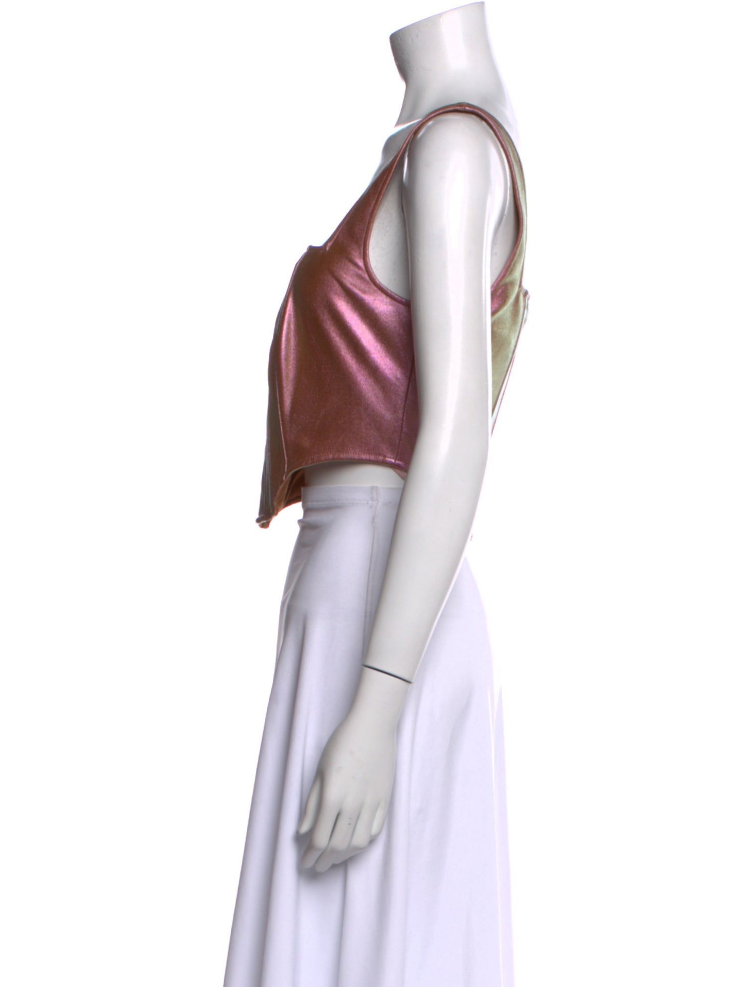 Nicholas Square Neckline Sleeveless Crop Top w/ Tags