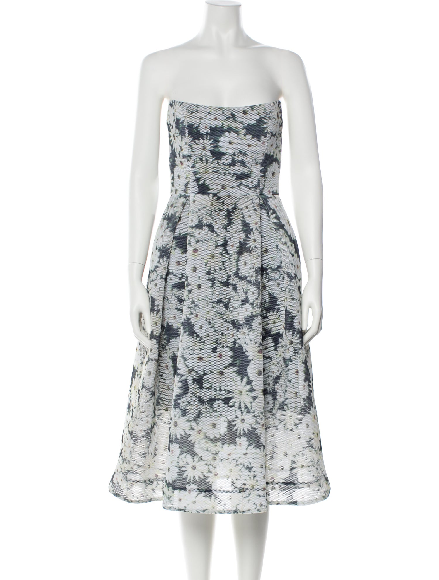 Nicholas Printed Knee-Length Dress