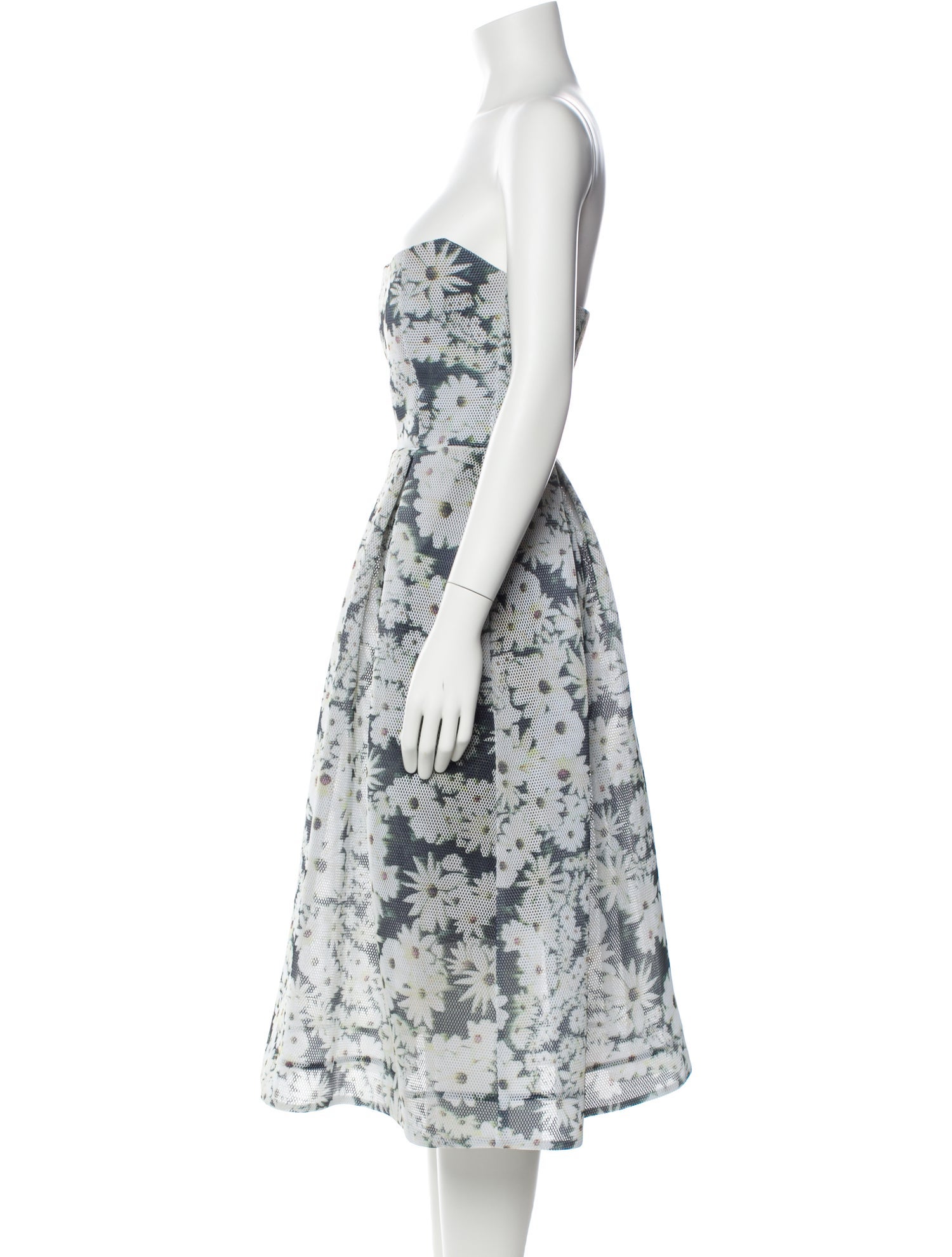 Nicholas Printed Knee-Length Dress