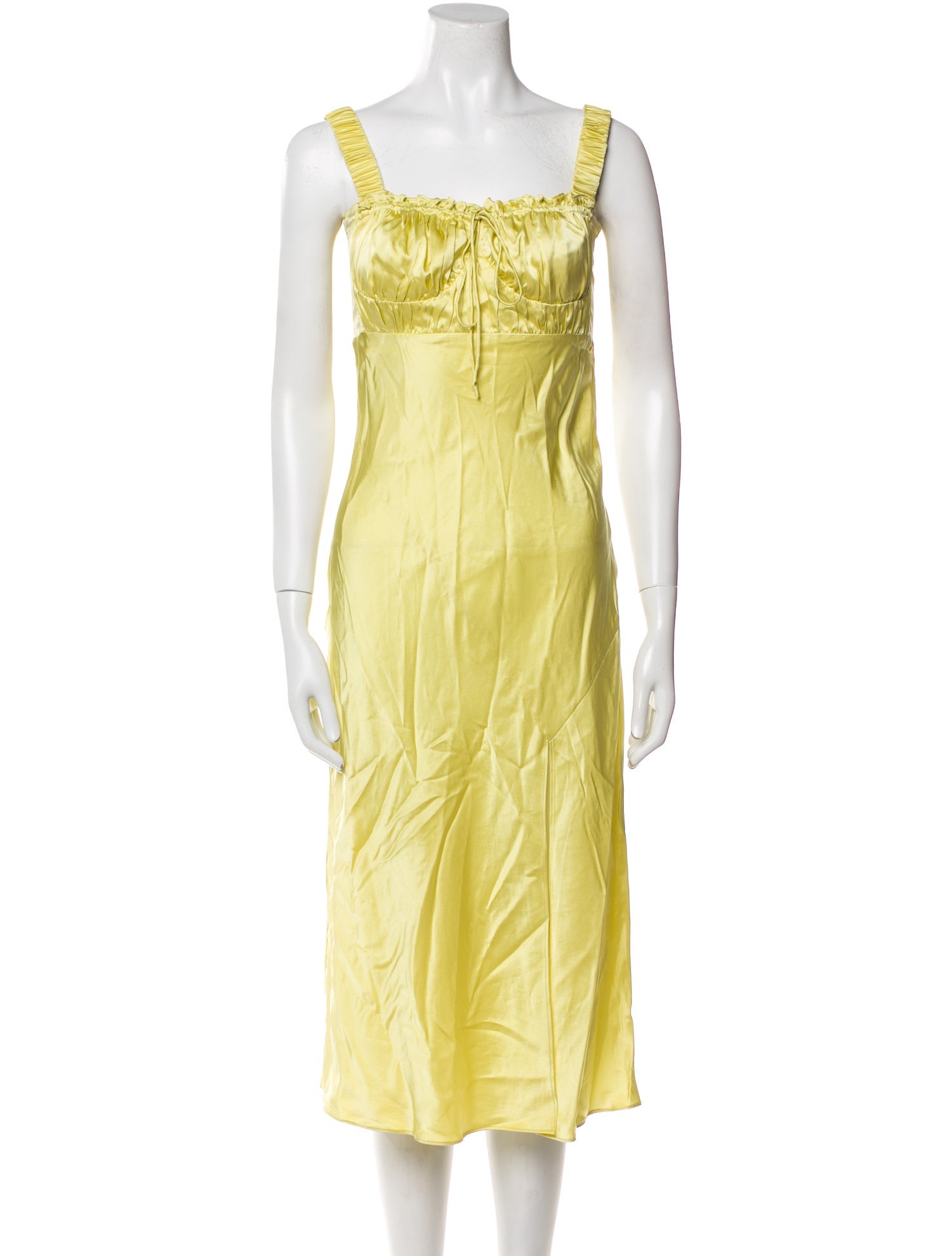 Nicholas Satin Midi Length Dress