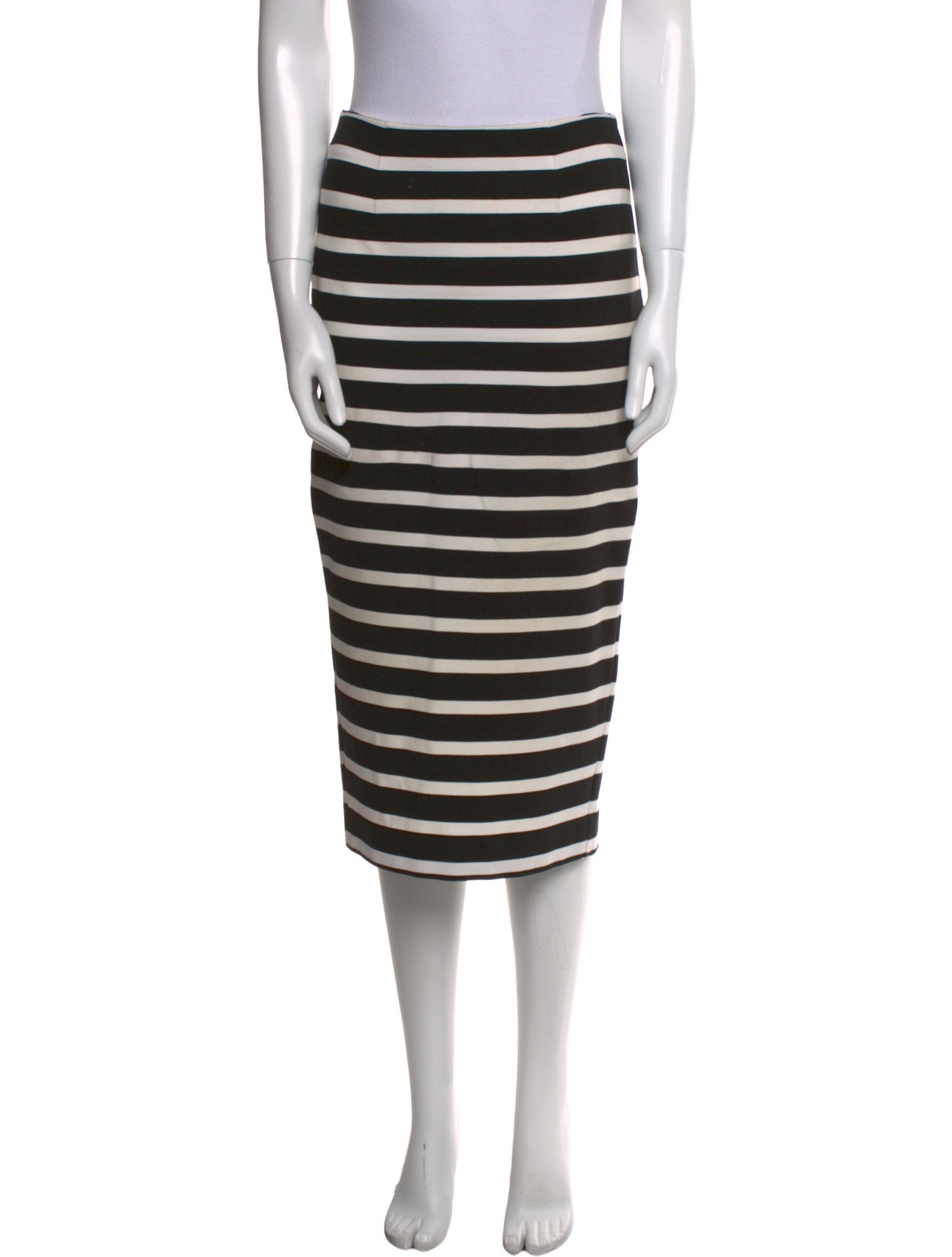 Nicholas Striped Midi Length Skirt