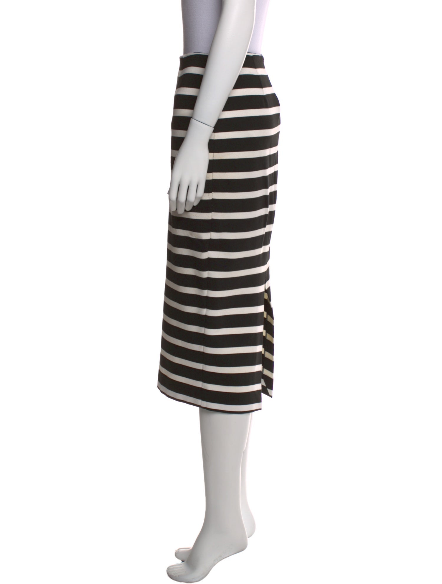 Nicholas Striped Midi Length Skirt