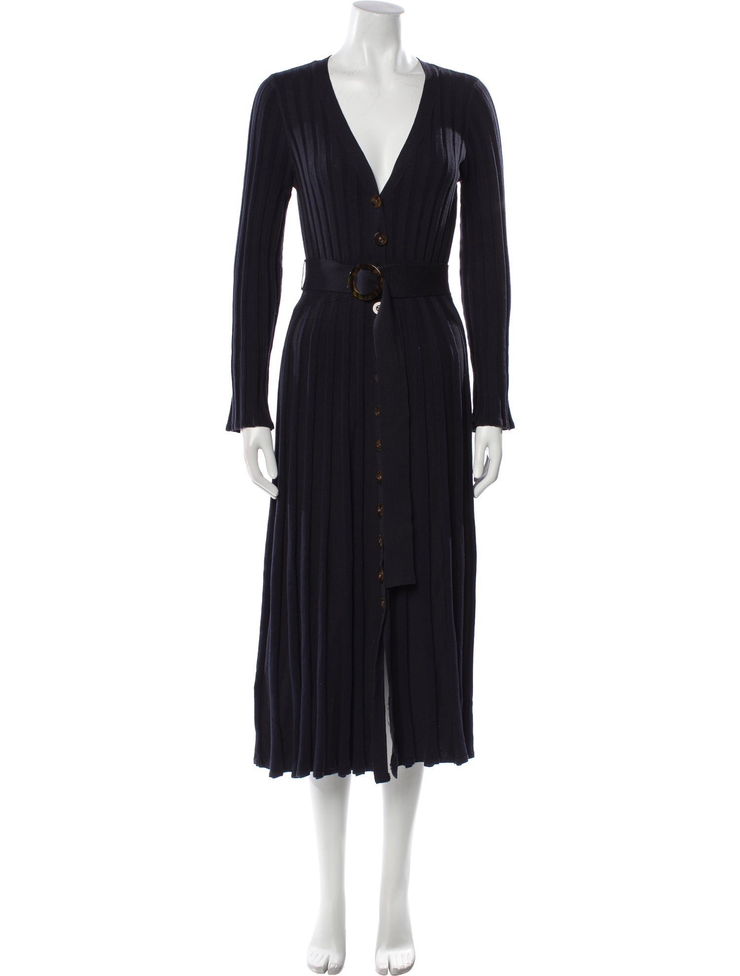 Nicholas V-Neck Midi Length Dress