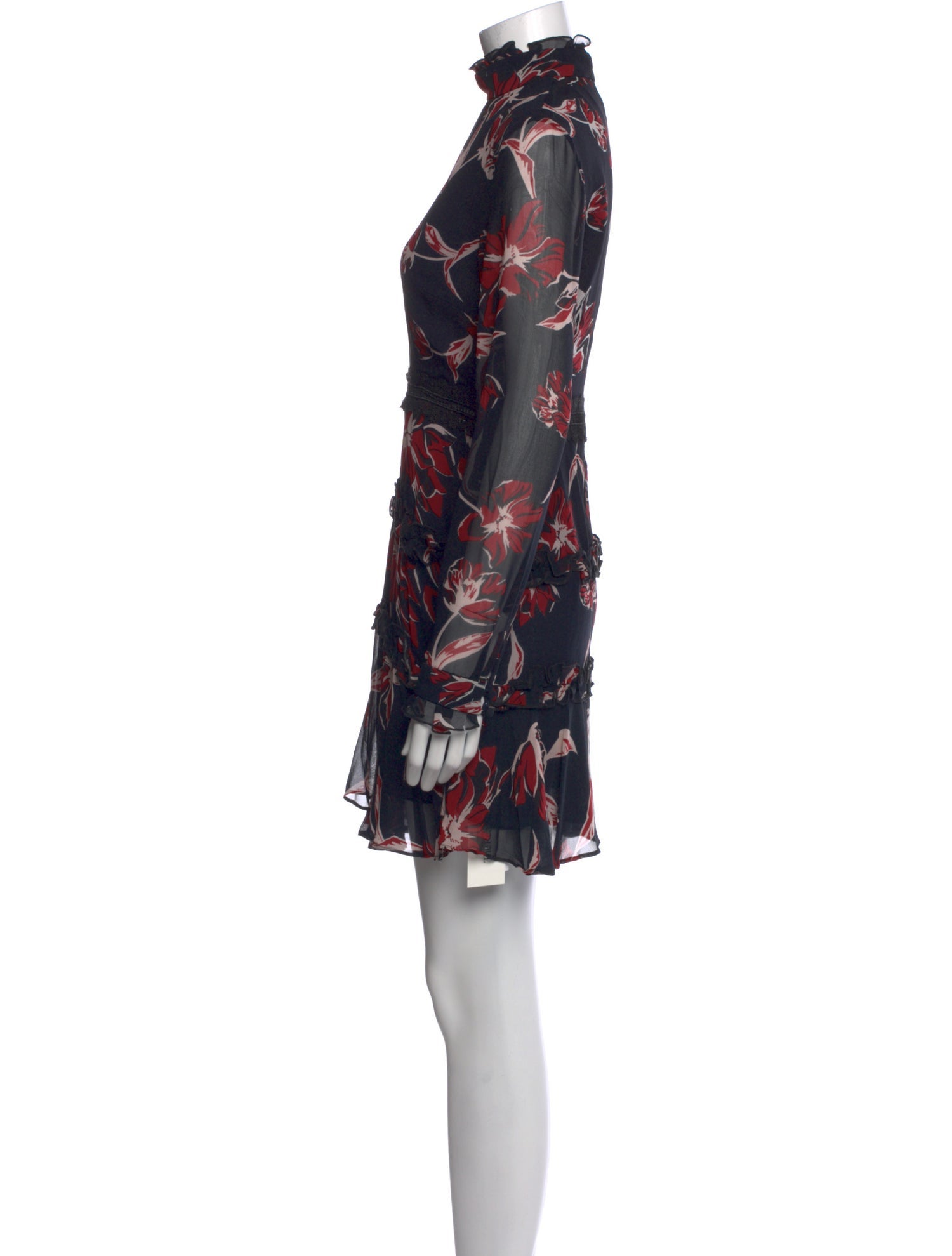 Nicholas Floral Print Mini Dress