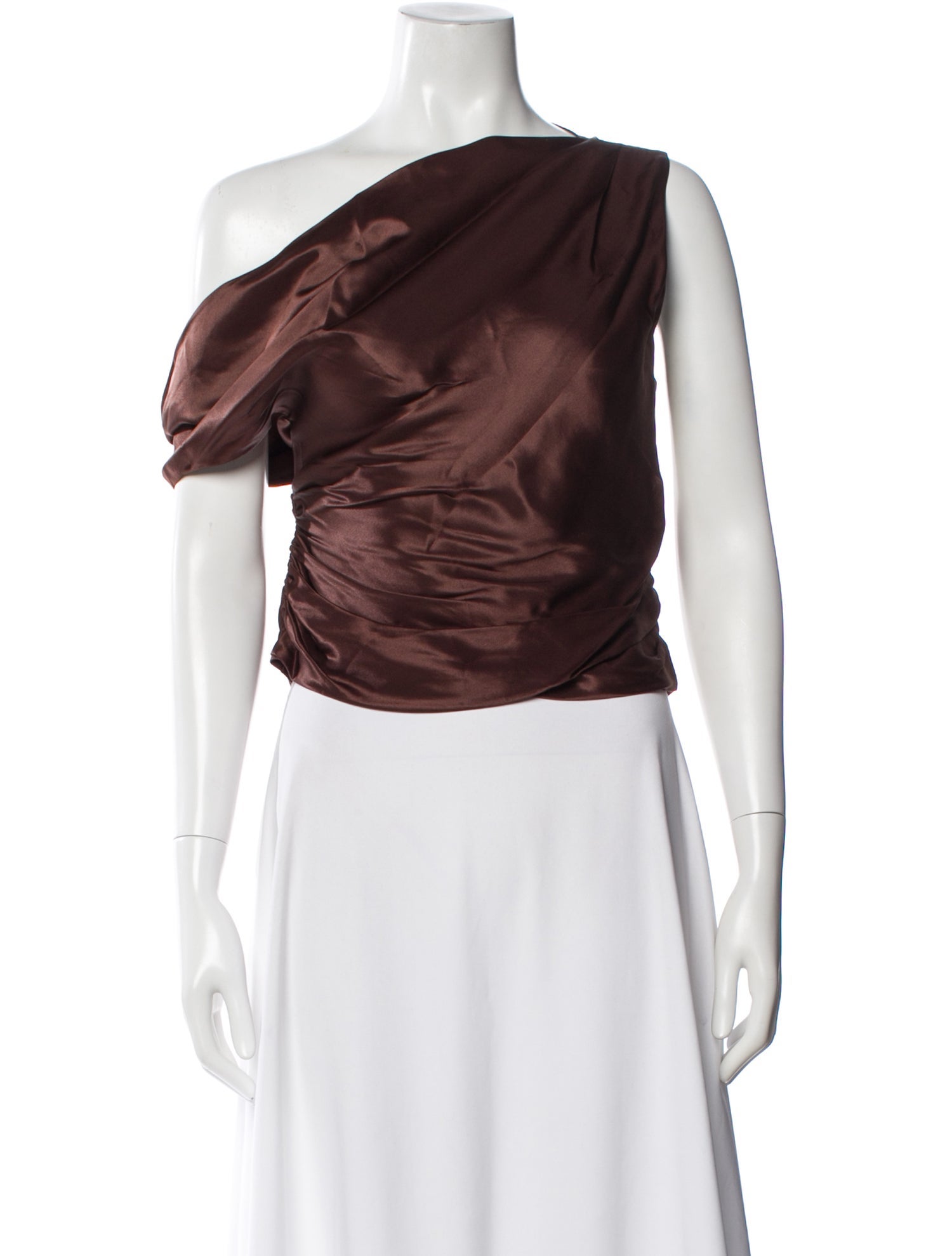 Nicholas Silk One-Shoulder Top