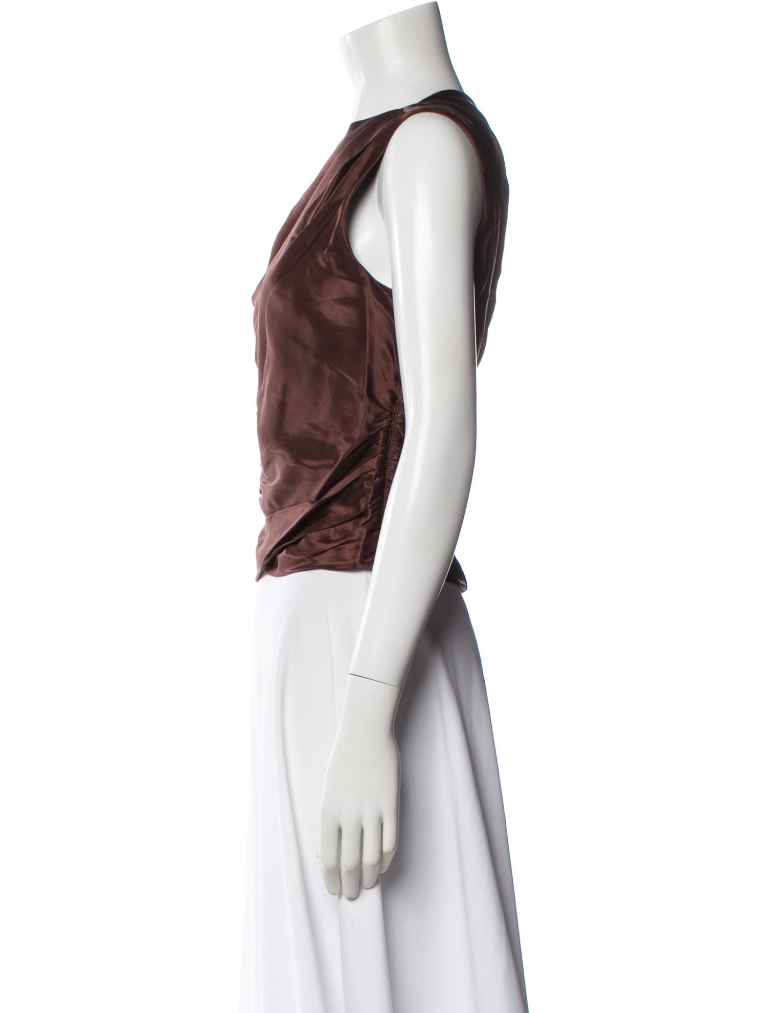 Nicholas Silk One-Shoulder Top