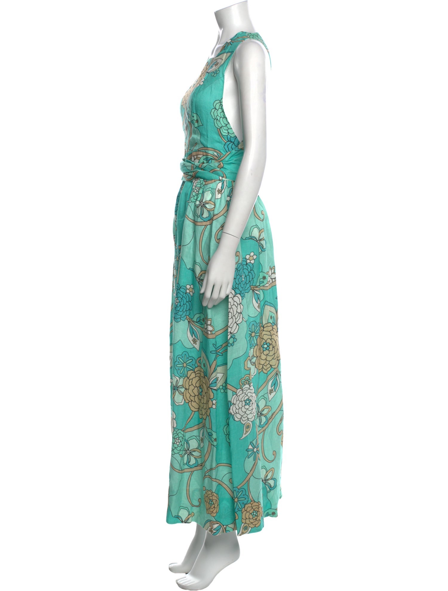 Nicholas Linen Long Dress