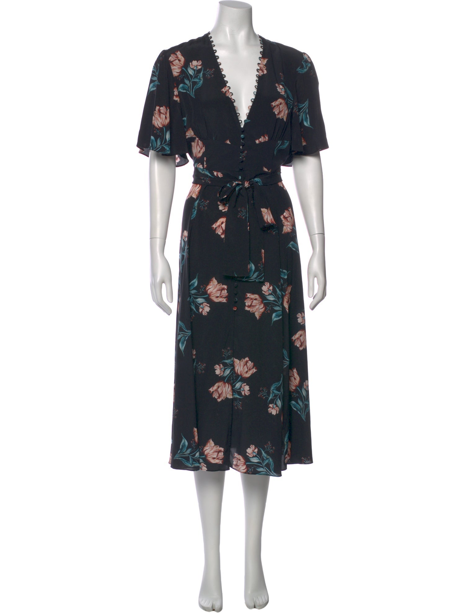 Nicholas Silk Midi Length Dress