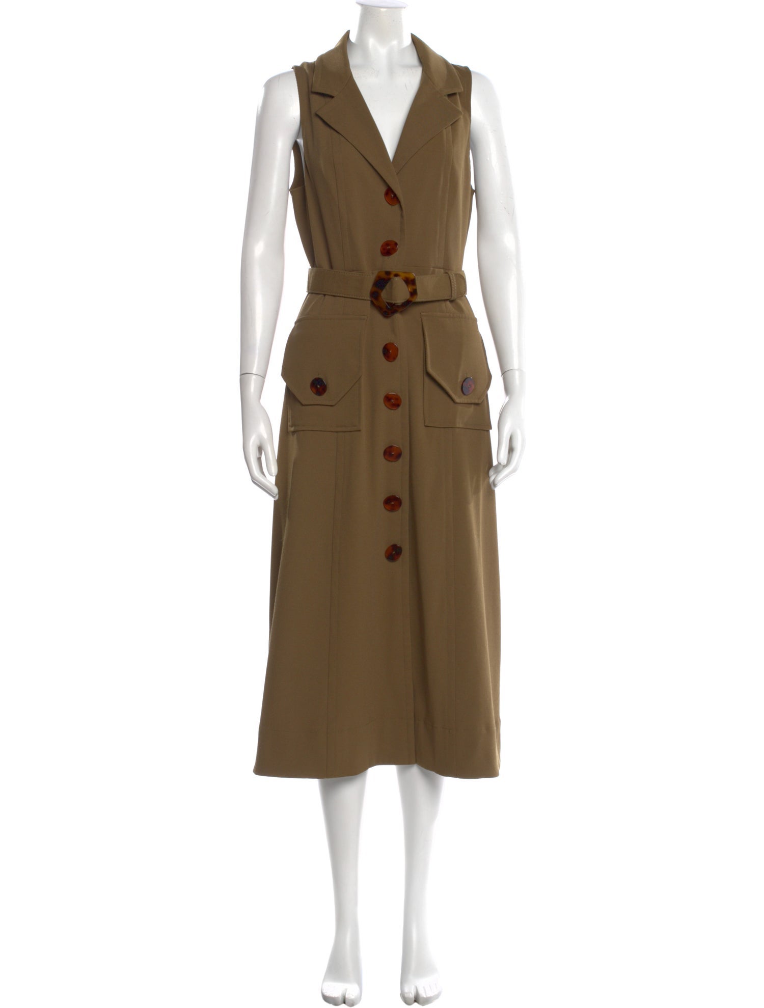 Nicholas V-Neck Long Dress