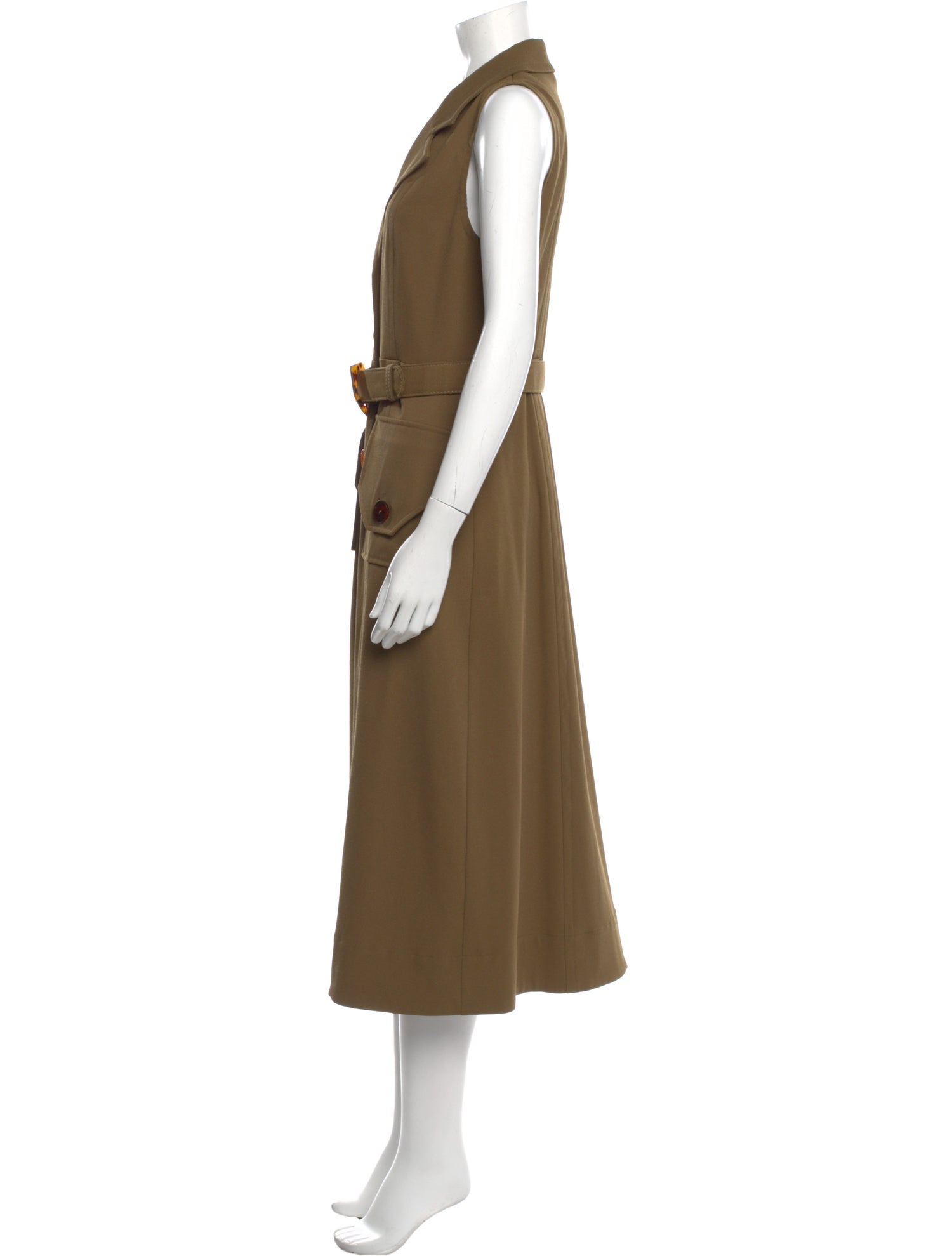 Nicholas V-Neck Long Dress