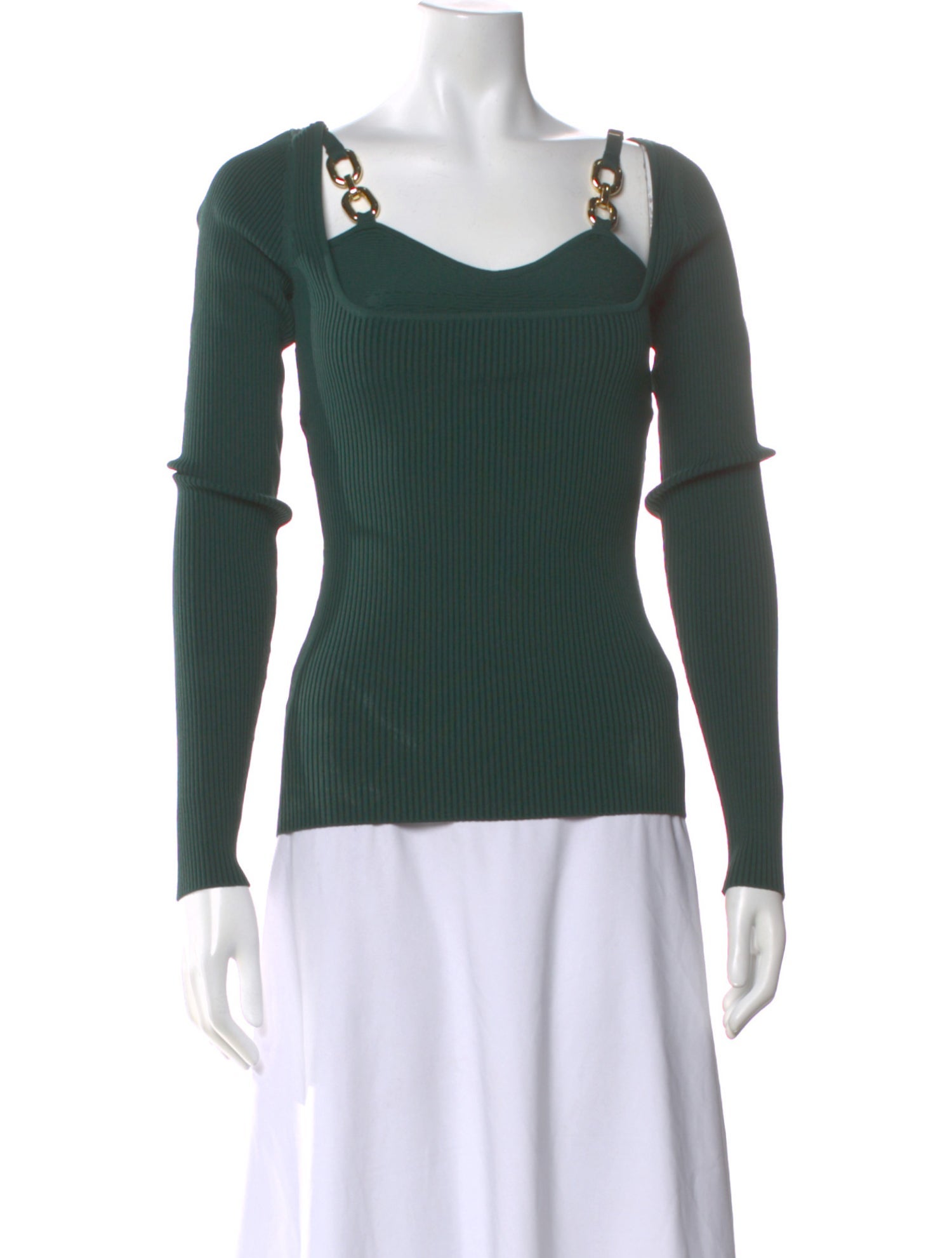 Nicholas Square Neckline Long Sleeve Top